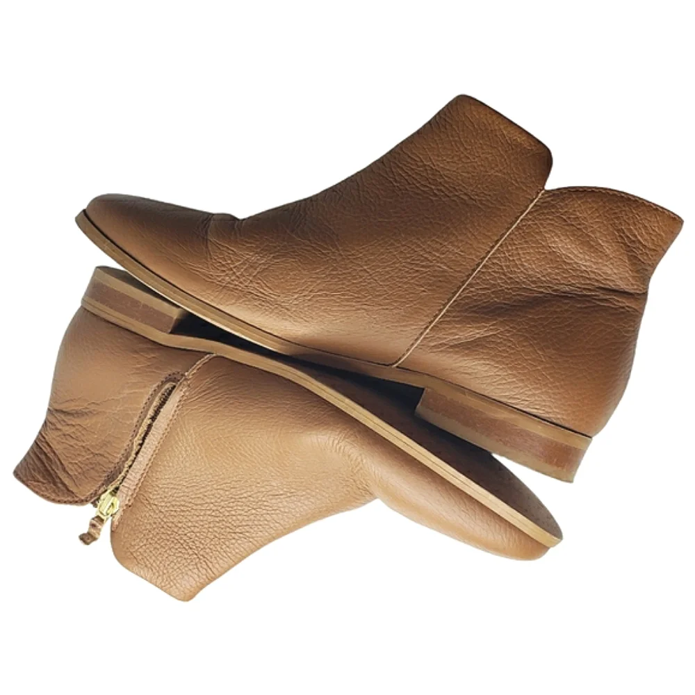 Pebbled Leather Ankle Neutral Minimalist Fall Galleries Lafayette Paris Portugal